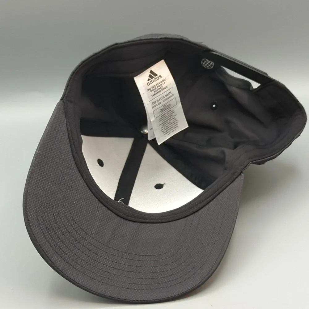 Adidas Golf Performance 6 Panel Hat Trophy Cup Logo Snapback OSFM Cap Black
